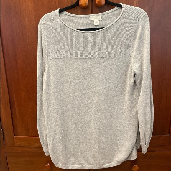 Caslon grey sweater tunic top size Small - Picture 1 of 6
